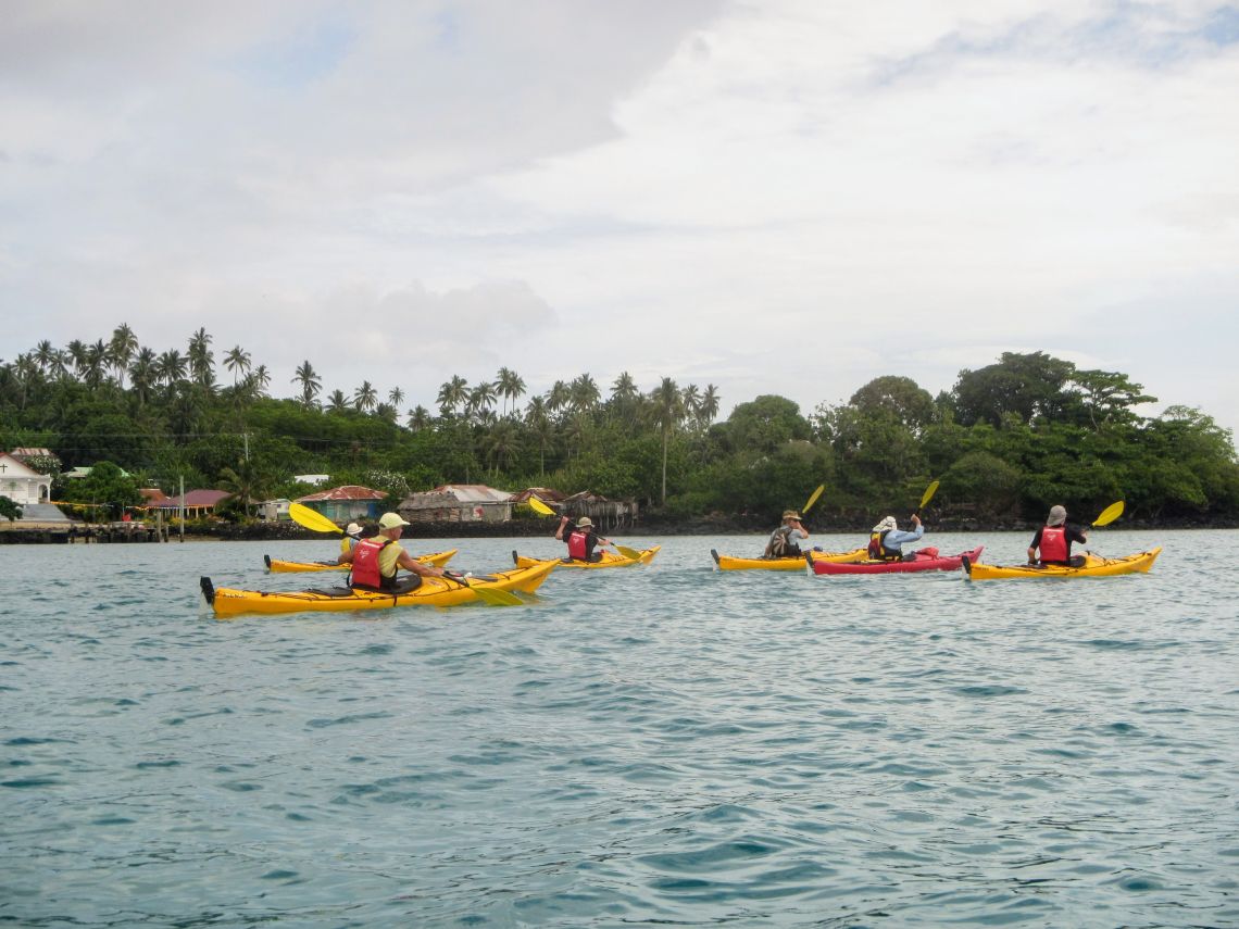 Kayaking near Manono
